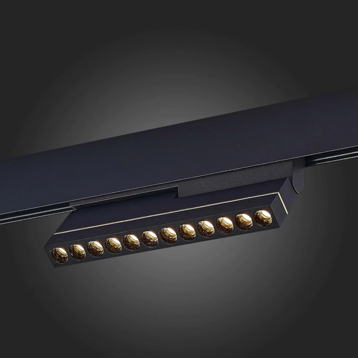 ST805.436.12 Магнитный трековый светильник Черный LED 1*12W 3000K 450Lm Ra>90 36° IP20 L220xW22xH117 SKYLINE 48 — изображение 2