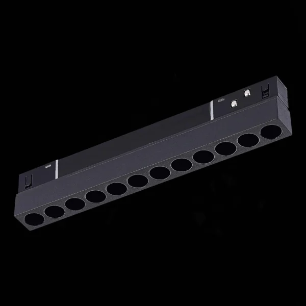 ST806.436.12 Магнитный трековый светильник Черный LED 1*12W 3000K 550Lm Ra>90 36° IP20 L220xW22xH44 SKYLINE 48