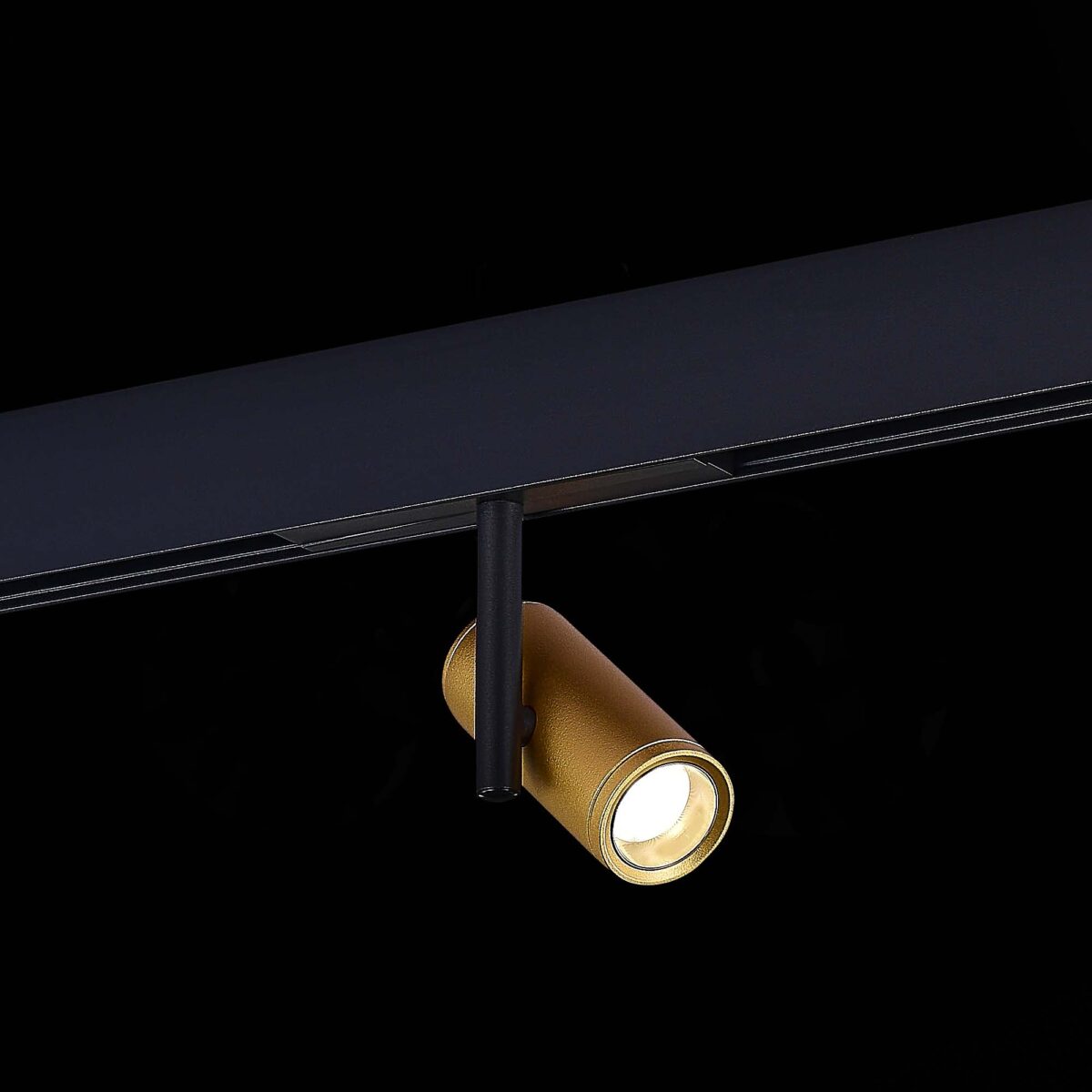 ST808.246.08 Магнитный трековый светильник Золотистый LED 1*8W 4000K 650Lm Ra>90 36° IP20 D42xH135 4 SKYLINE 48 — изображение 1