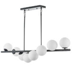 815187 Люстра CROCO 8х40W E14 ЧЕРНЫЙ МАТОВЫЙ