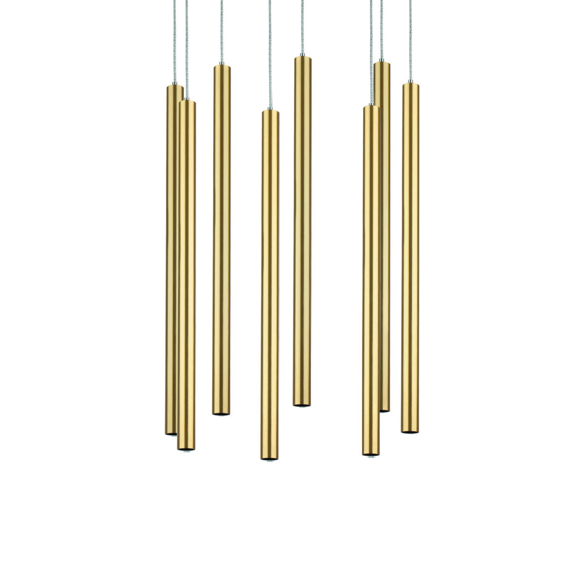 L8T747233 Люстра TUBO LED 40W 2400LM 25G ЗОЛОТО 3000K (574733+747233 (8шт) — изображение 3