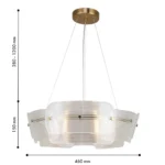 4738-6P, подвесная люстра, D460xH280/1200, 6xE14x40W, excluded — изображение 3