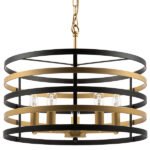 735050 Люстра EPSILON 5х40W E14 ЧЕРНЫЙ/ЗОЛОТО — изображение 3
