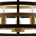 735050 Люстра EPSILON 5х40W E14 ЧЕРНЫЙ/ЗОЛОТО — изображение 4