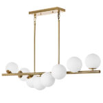 815183 Люстра CROCO 8х40W E14 ЛАТУНЬ