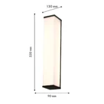 4395-1W, уличный светильник, D130xW90xH520, LEDx20W, 1750LM, 3000K, IP54, included — изображение 3