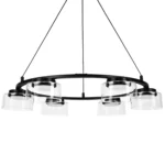 740167 Люстра FICO II 6х12W GX53 ЧЕРНЫЙ/ПРОЗРАЧНЫЙ — изображение 3