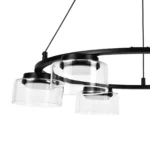 740167 Люстра FICO II 6х12W GX53 ЧЕРНЫЙ/ПРОЗРАЧНЫЙ — изображение 4