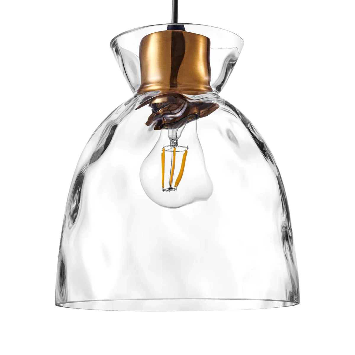 806110 Подвес NUBELLA 1х12W (led) E27 ЧЕРНЫЙ/БРОНЗА/ПРОЗРАЧНЫЙ — изображение 8