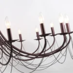 2590-18P, подвесная люстра, D1400xH700/2700, 18xE14x40W, excluded — изображение 6