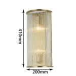 2907-2W, настенный светильник, D95xW200xH410, 2xE14x60W, excluded — изображение 3