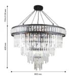 4731-19P, подвесная люстра, D800xH750/2130, 19xE14x40W, excluded — изображение 2