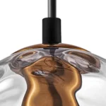 806120 Подвес NUBELLA 1х12W (led) E27 ЧЕРНЫЙ/БРОНЗА/ПРОЗРАЧНЫЙ — изображение 4