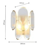 4730-2W, настенный светильник, D120xW200xH270, 2xE14x40W, excluded — изображение 2