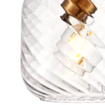 806170 Подвес NUBELLA 1х12W (led) E27 ЧЕРНЫЙ/БРОНЗА/ПРОЗРАЧНЫЙ — изображение 7