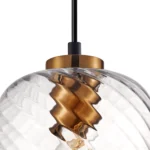 806170 Подвес NUBELLA 1х12W (led) E27 ЧЕРНЫЙ/БРОНЗА/ПРОЗРАЧНЫЙ — изображение 8