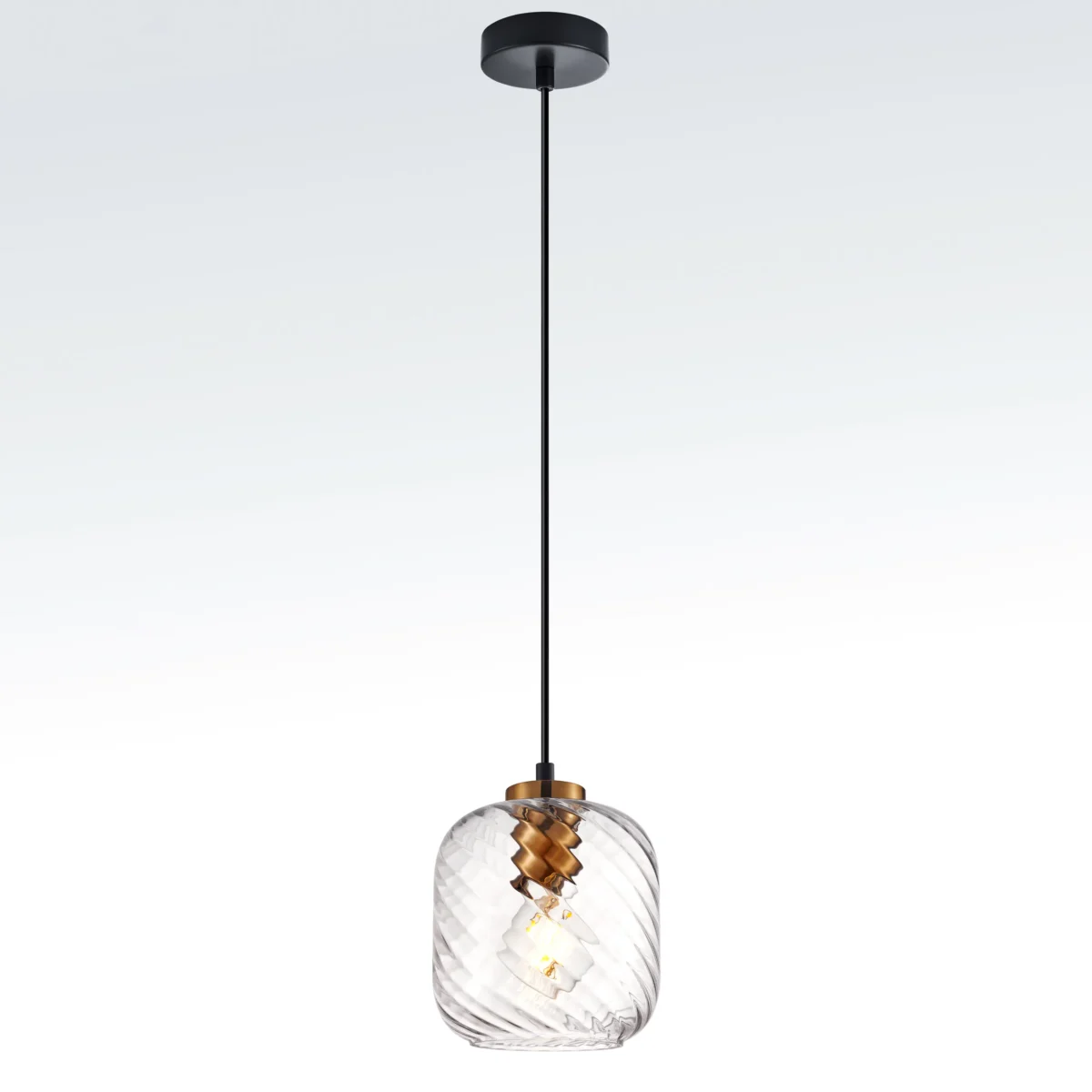 806170 Подвес NUBELLA 1х12W (led) E27 ЧЕРНЫЙ/БРОНЗА/ПРОЗРАЧНЫЙ — изображение 9