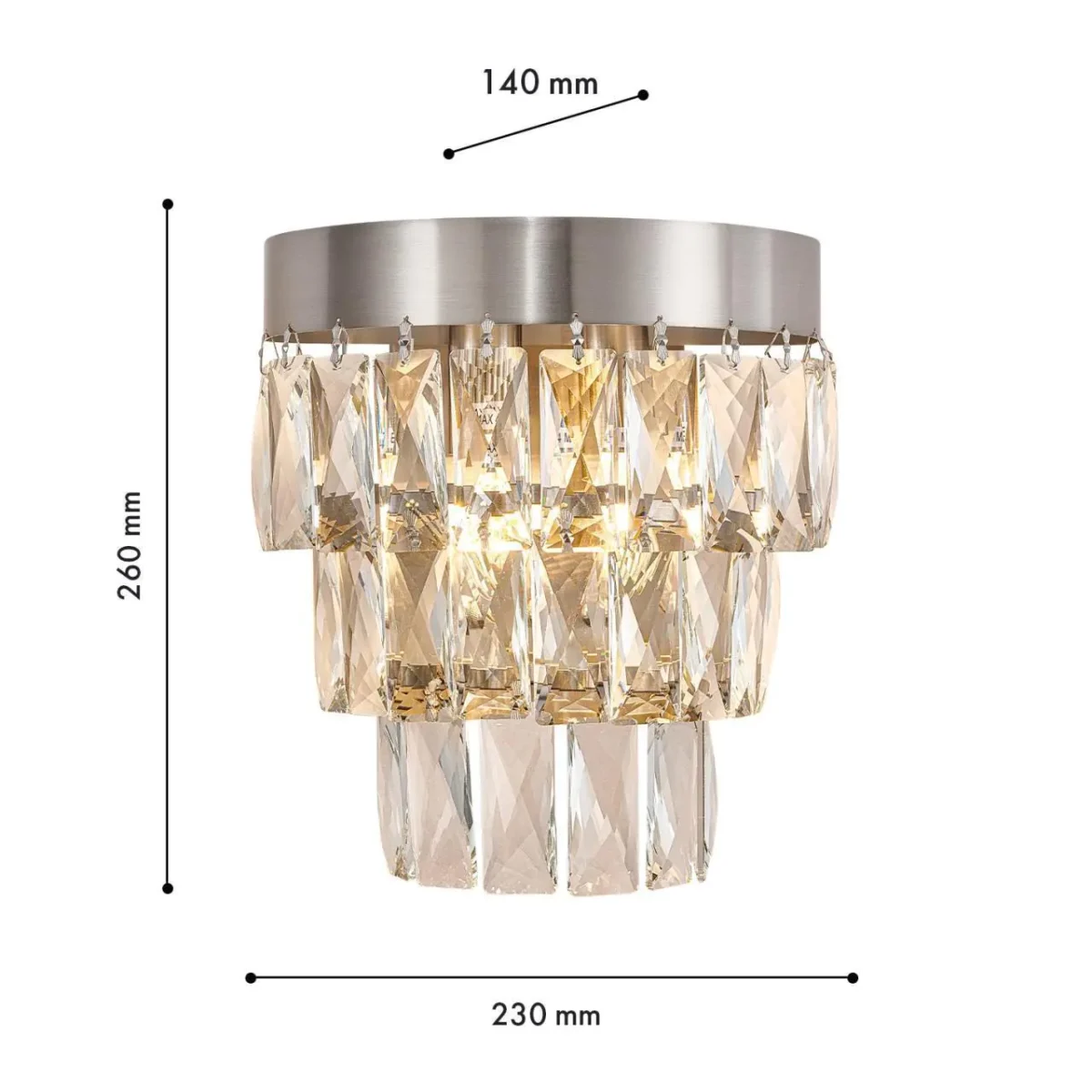 4715-2W, Бра, D140xW230xH260, 2xE14x40W, excluded — изображение 3