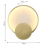 4729-1W, настенный светильник, D50xW220xH280, LEDx10W, 800LM, 3000K, included — изображение 2