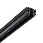 509427L Трек с гарпунной системой монтажа UNO 2 метра ЧЕРНЫЙ (2 заглушки и резинка 4м в комплекте) — изображение 3