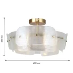 4738-6C, потолочная люстра, D400xH250, 6xE14x40W, excluded — изображение 3