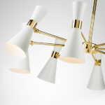 816086 Люстра DUMO 8х40W E14 БЕЛЫЙ МАТОВЫЙ/ЗОЛОТО — изображение 6