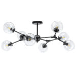 785087 Люстра BETA 8x40W E27 ЧЕРНЫЙ