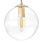 801002 Люстра SFERETTA E27 1х6W (led) E27 ЗОЛОТО/ПРОЗРАЧНЫЙ — изображение 3