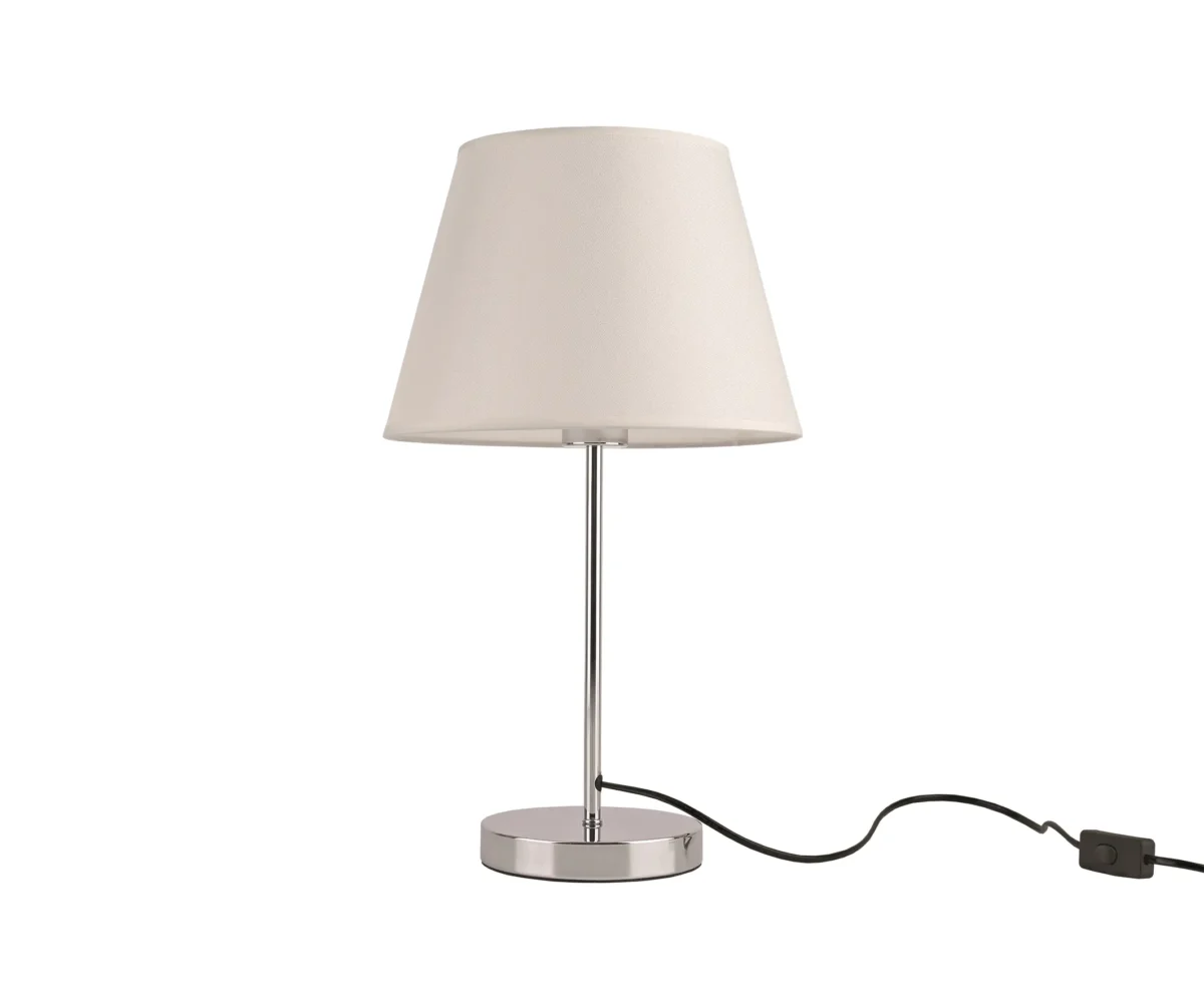00000052 08084-T,02 Настольная лампа Верто хром/белый — изображение 1
