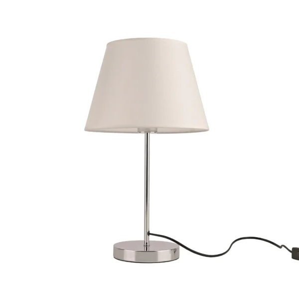 08084-T,02 Настольная лампа Верто хром/белый