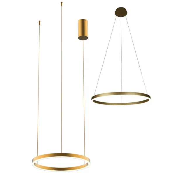 08212,33P(3000K) Подвес Тор мат. золото d40