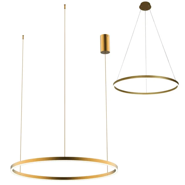 08214,33P(3000K) Подвес Тор мат.золото d80