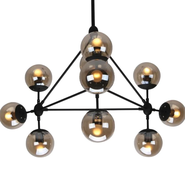 07535-10,19 Люстра Моди черный E27 10*15W