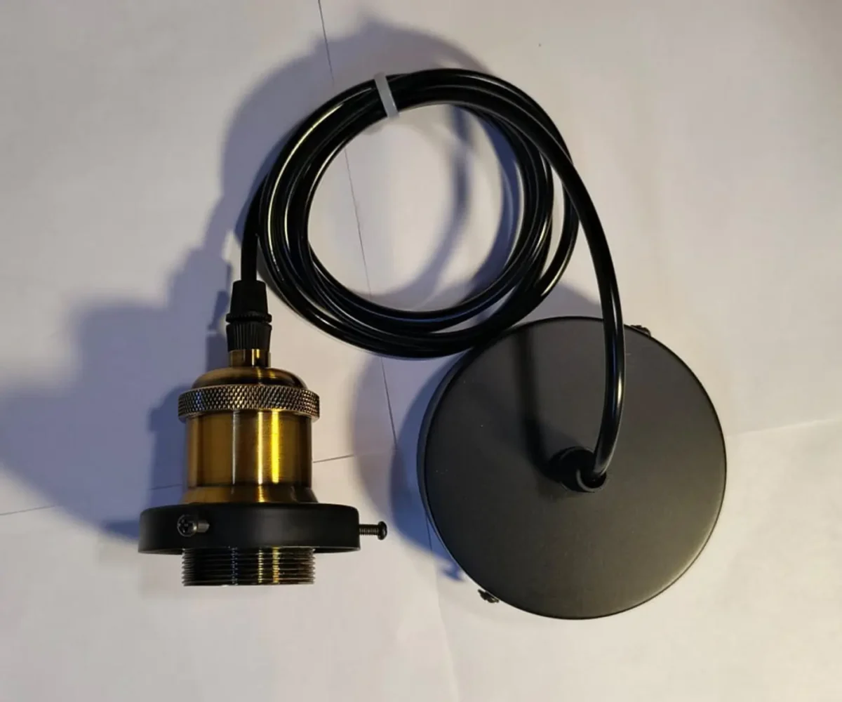 097115 Кабель черный E27 — изображение 1