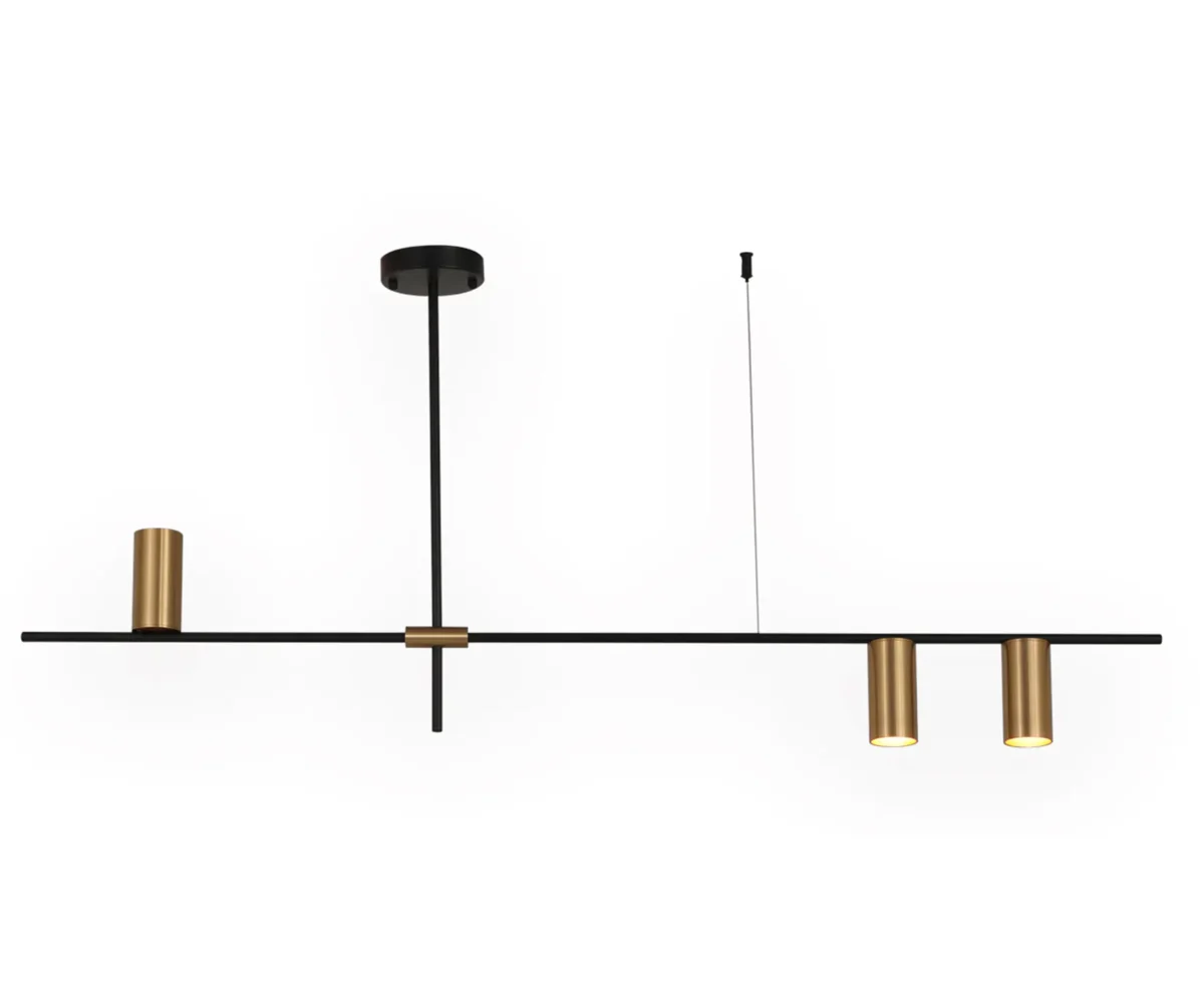 00018565 07621-3,20 Люстра Рия черный/бронза Gu10 30W — изображение 1