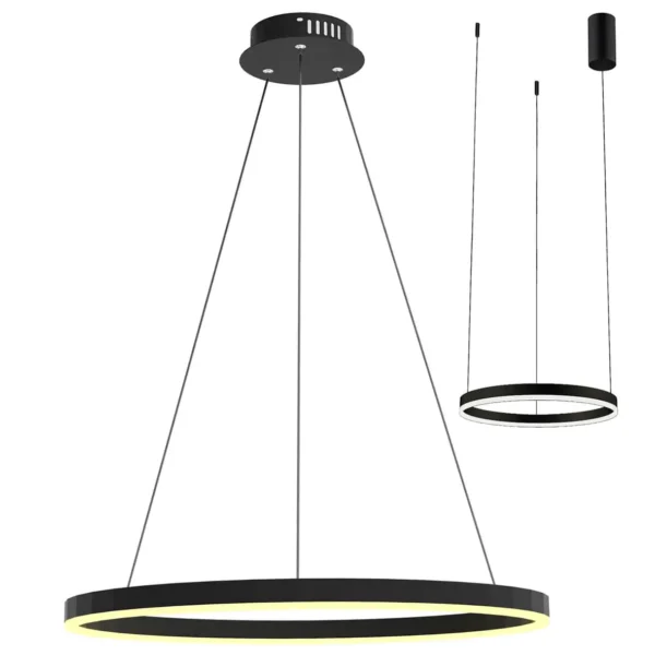 08212,19A(4000K) Подвес Тор черный d40