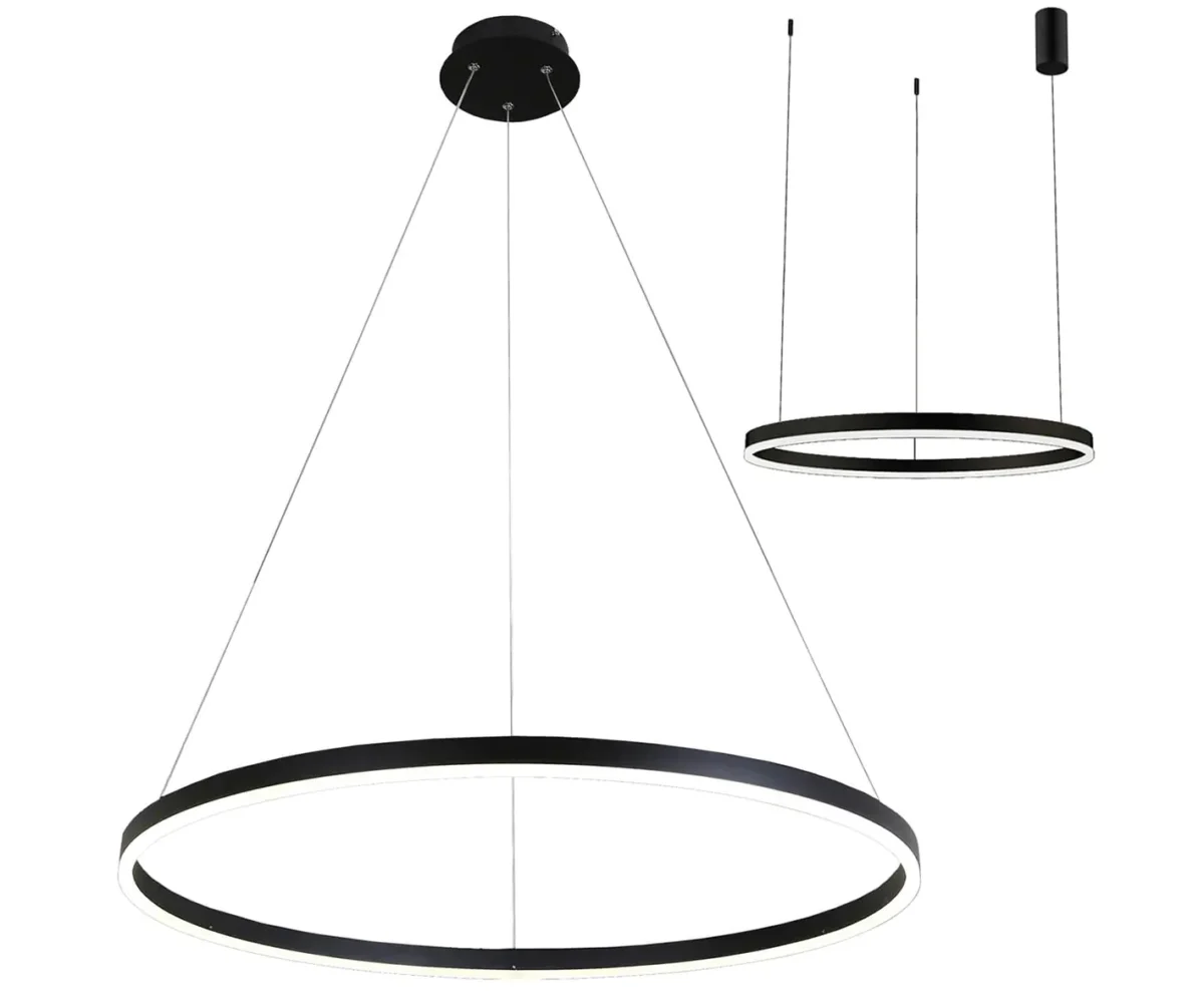 08214,19A(4000K) Подвес Тор черный d80 — изображение 1