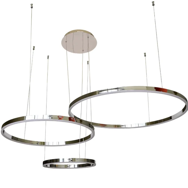 08223,02PA(4000K) Люстра Тор хром d80+60+40