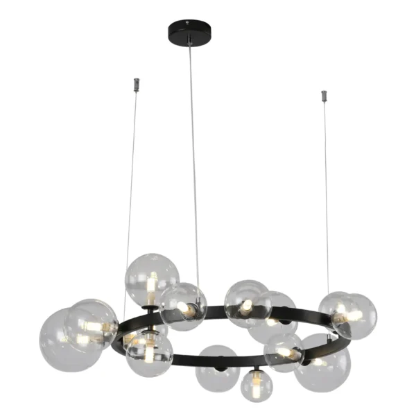 07608-15A,19 Люстра Иона черный G9