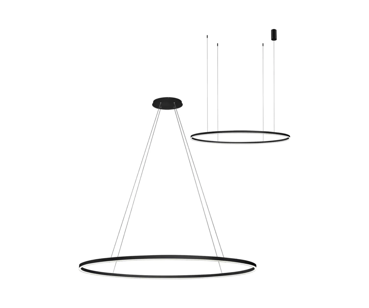 08218,19A(4000K) Подвес димм. Тор черный d150 — изображение 1
