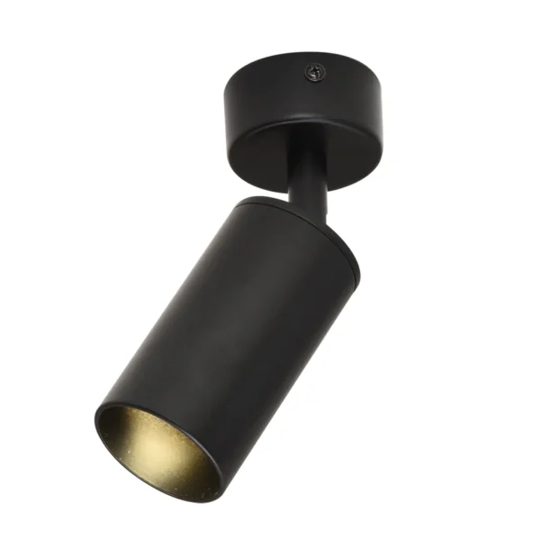 07615-1,19 Светильник Кайко черный Gu10 10W