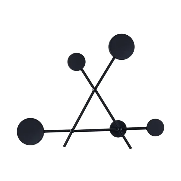 2207A,19 Настенный светильник Фирс черный Led 24W