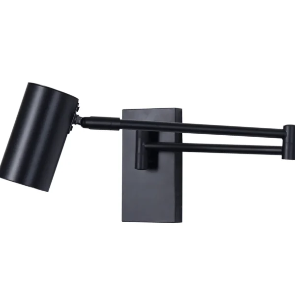 07657,19 Бра Хэлли черный Gu10 1*5W