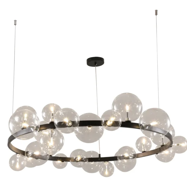 07608-24A,19 Люстра Иона черный G9 120W