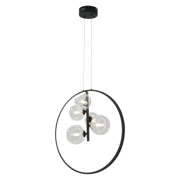 09408-5A,19 Люстра Иона черный G9 5*5W