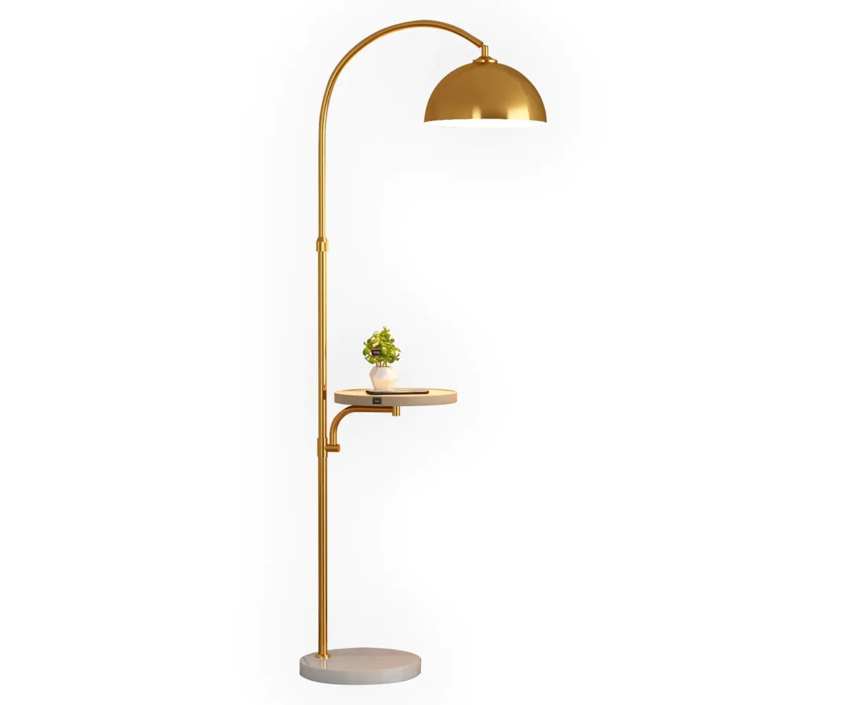 00020724 07047,33 Торшер Памир золото — изображение 1