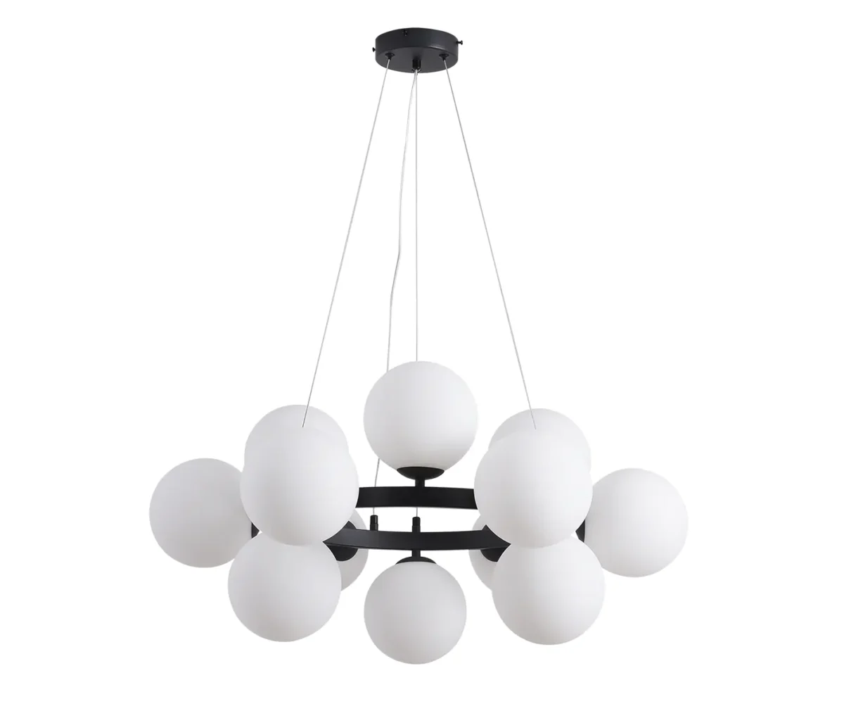 07508-12,19 Люстра Сида черный E14 12*10W — изображение 1