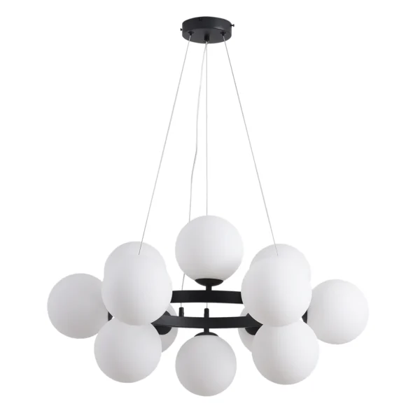 07508-12,19 Люстра Сида черный E14 12*10W