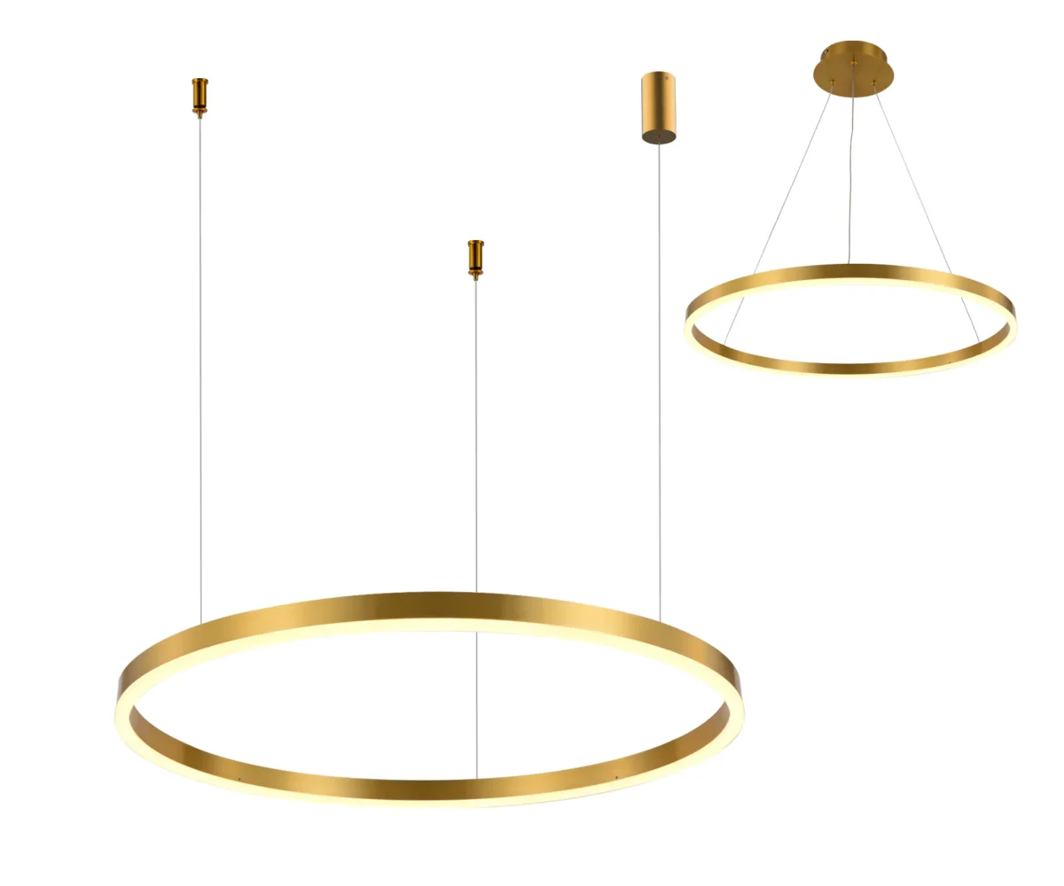 08214,36A(3000K) Подвес Тор латунь d80 — изображение 1