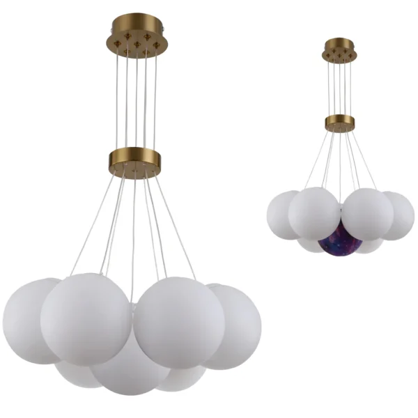 08475-7,20 Люстра Алди бронза